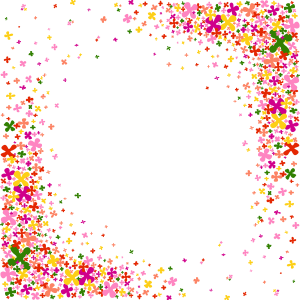 Floral frame PNG