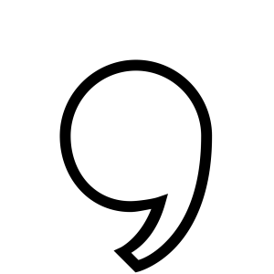 Comma PNG