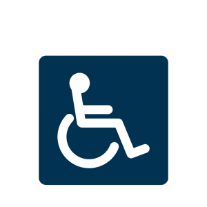 Disabled handicap symbol PNG