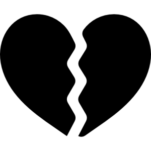 Broken heart PNG