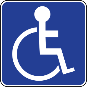 Disabled handicap symbol PNG