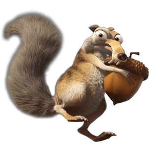Ice Age squirrel PNG