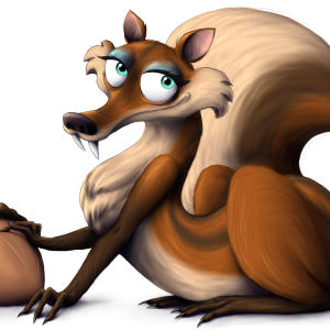 Ice Age squirrel PNG