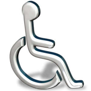 Disabled handicap symbol PNG