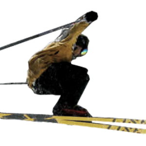 Skiing PNG