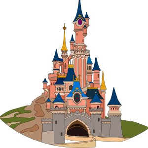 Disneyland castle PNG
