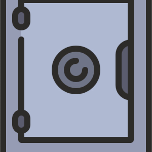 Bank vault PNG