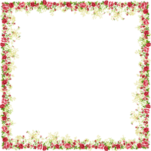 Floral frame PNG