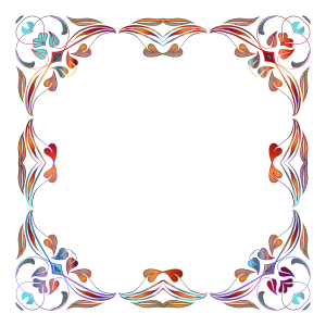 Floral frame PNG