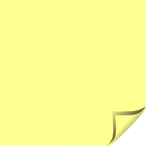 Sticky note PNG