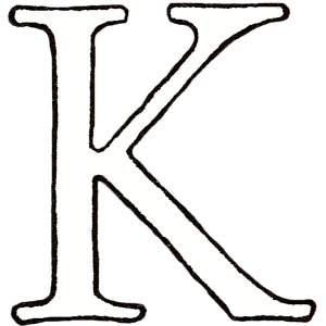 Letter K PNG