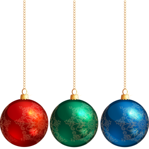 Christmas balls baubles