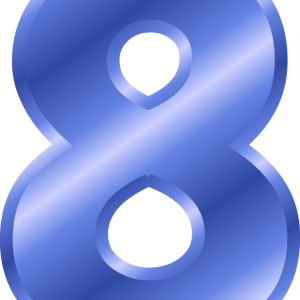 number 8 PNG
