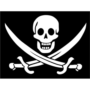 Pirate flag PNG