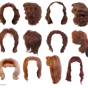 Hair wig PNG