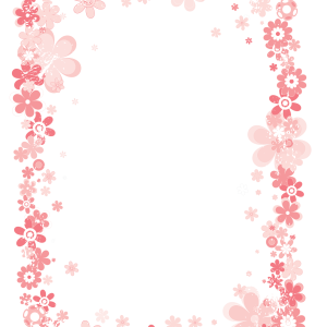 Floral frame PNG