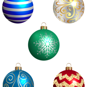 Christmas balls baubles