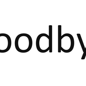 Goodbye PNG transparent