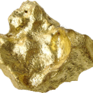 Gold nugget PNG image
