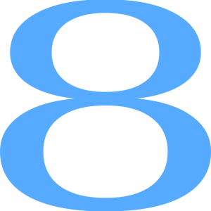 number 8 PNG