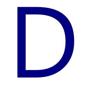 letter D PNG
