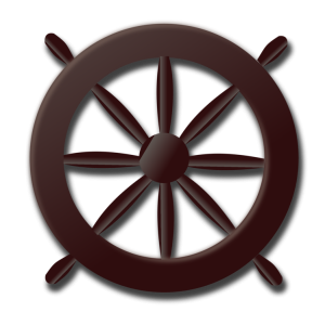 Ship's wheel, rudder PNG
