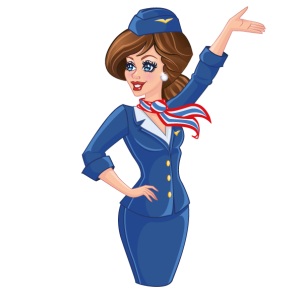 Stewardess PNG