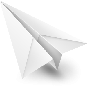 Paper plane PNG