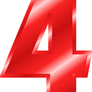 Number 4 PNG