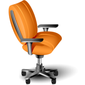 Office chair PNG image
