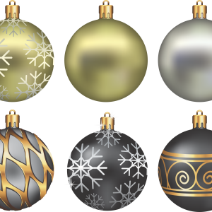 Christmas balls baubles
